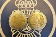 La Policía encontró monedas falsas de dos euros en casinos. Ha acabado desmantelando el taller ilegal más grande de la historia